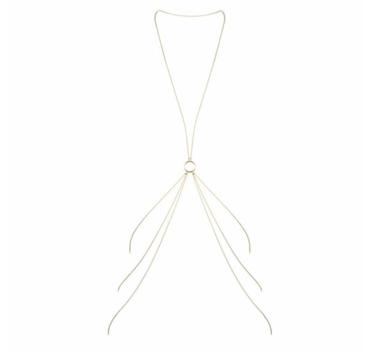 Łańcuszki na ciało ósemka - Bijoux Indiscrets Magnifique 8 Body Chain Gold